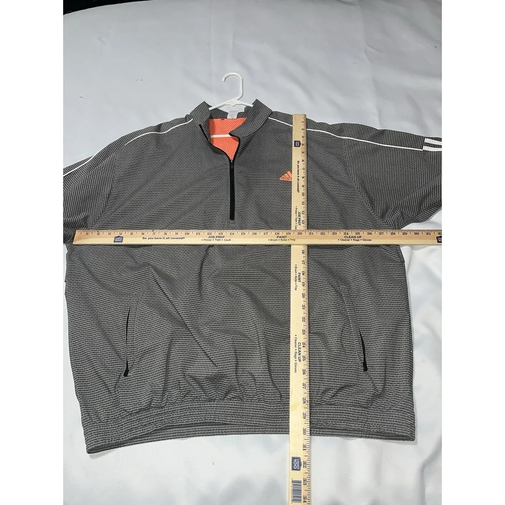 Adidas Long Sleeve‎ Quarter Zip Vented Pullover Jacket , Golf , Fishing Running